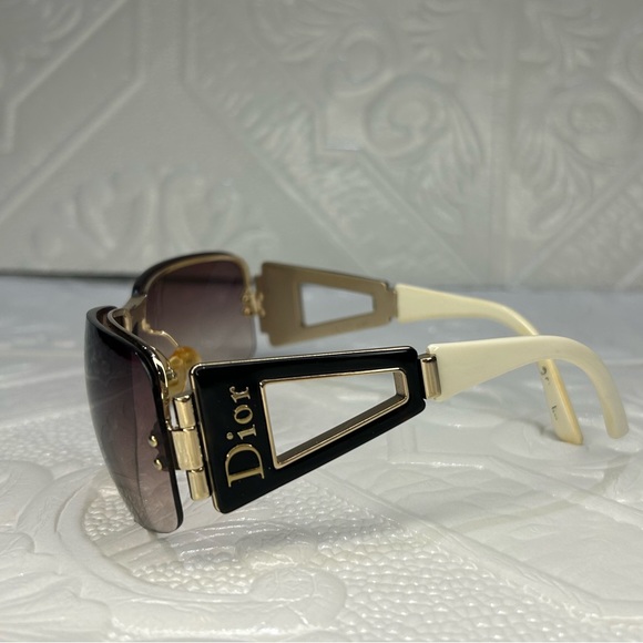 Vintage Christian Dior Rectangular Plastic Sunglasses - Picture 4 of 9